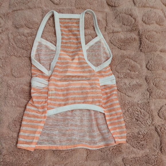 2/$10 🐾 New Size L Dog Bikini - Orange and White Striped Dog Bikini Dress🐾 - Picture 2 of 10